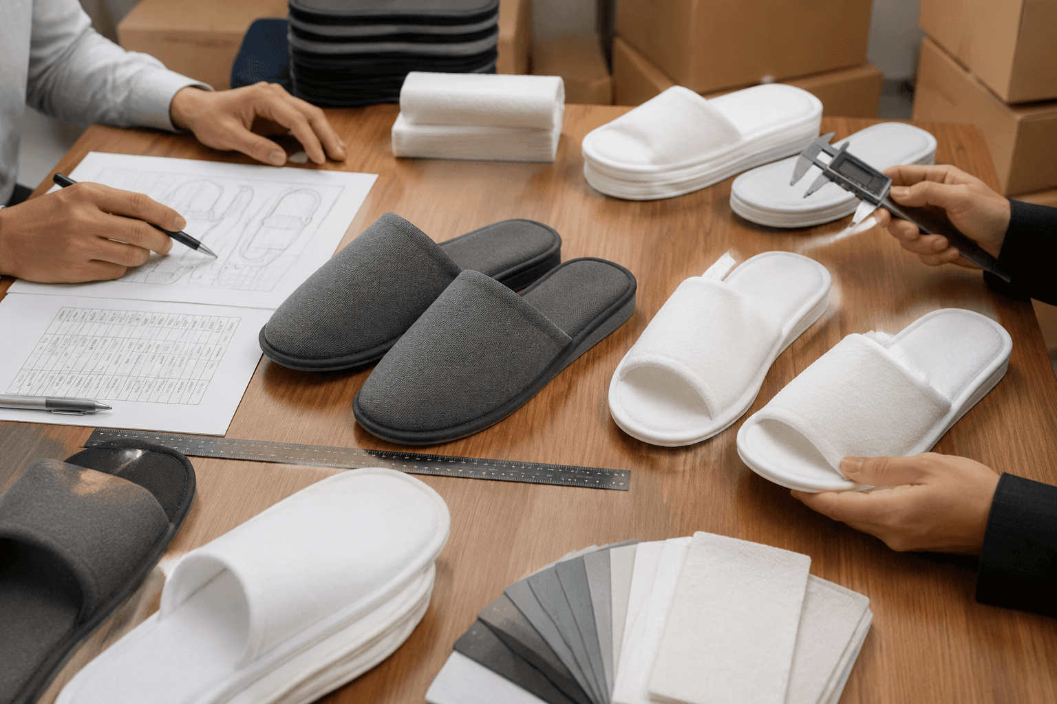Closed Toe Hotel Slippers vs Open Toe Hotel Slippers: Cost, MOQ, and Guest Experience Comparison sourcing guide hero image