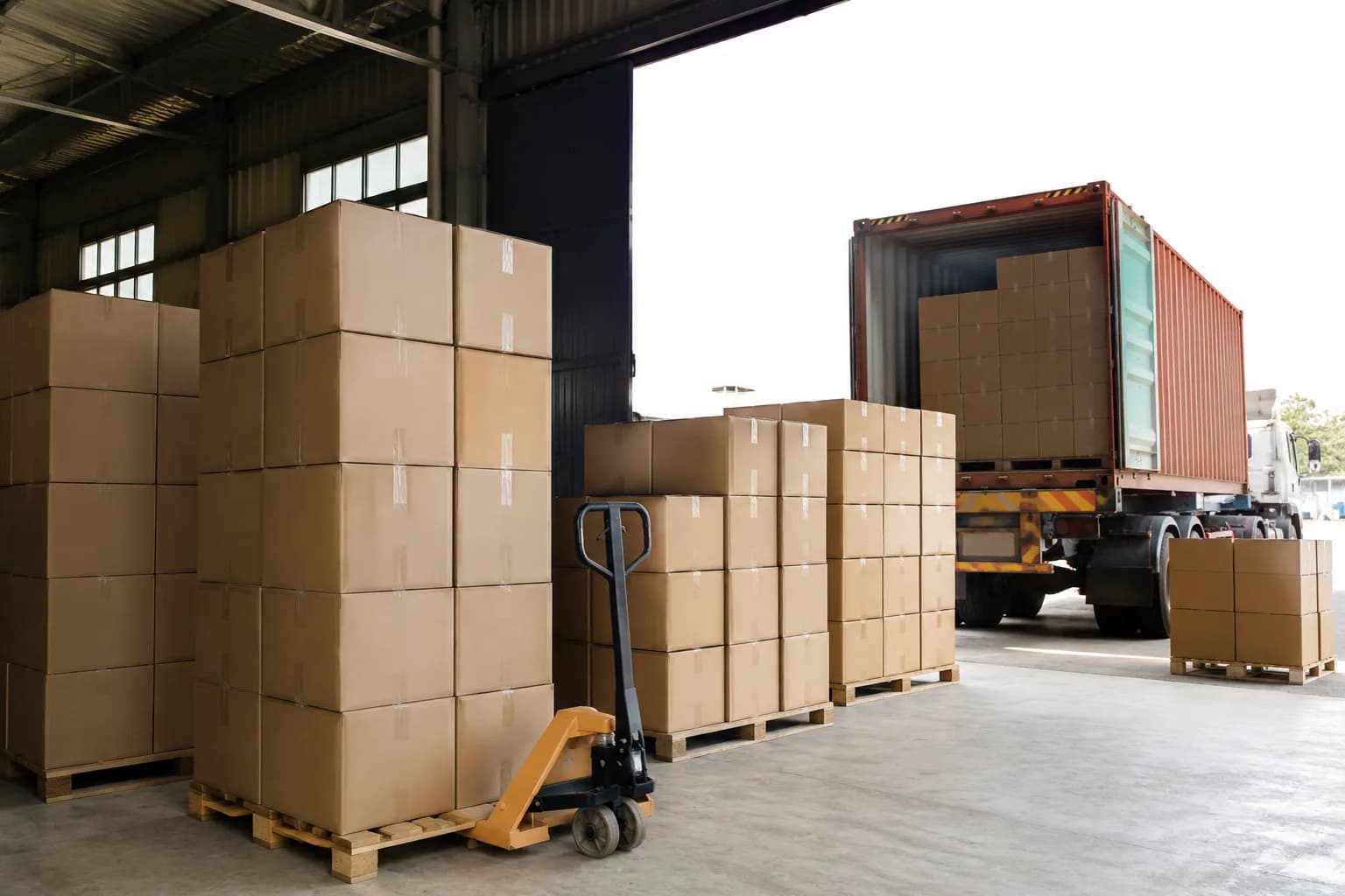 Export packing and warehouse