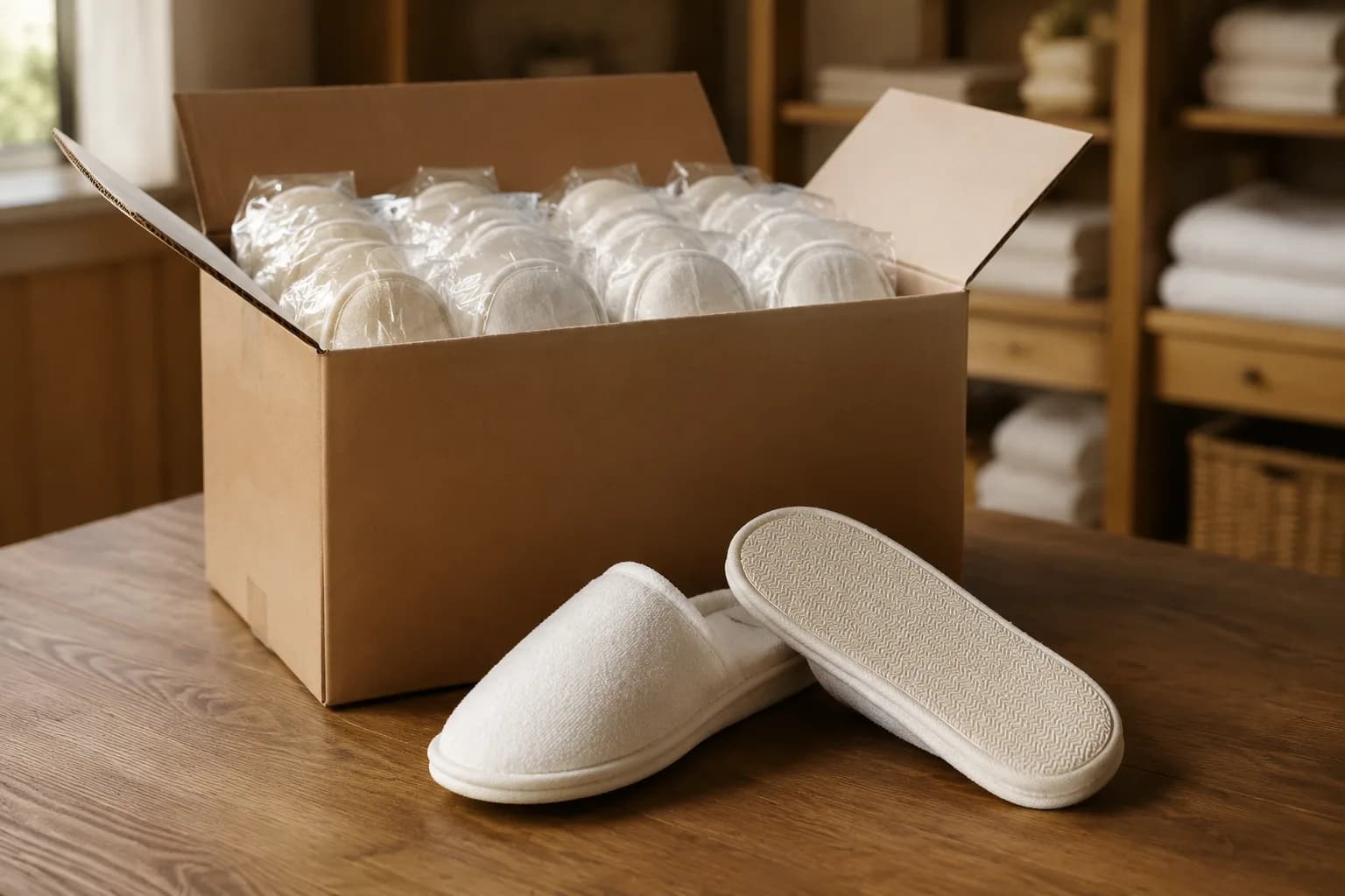 Hotel Slippers Bulk